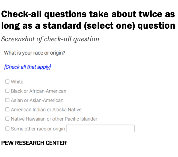 How we keep our online surveys from running too long, Pew Research Center