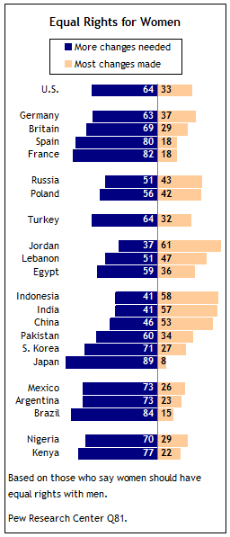 Gender Equality Universally Embraced, But Inequalities Acknowledged ...