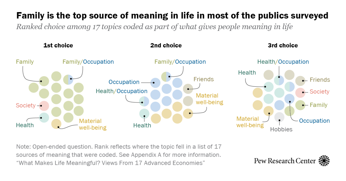Monopol kort mister temperamentet What Makes Life Meaningful? Views From 17 Advanced Economies | Pew Research  Center