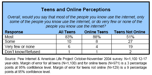 Teens and Online Perceptions
