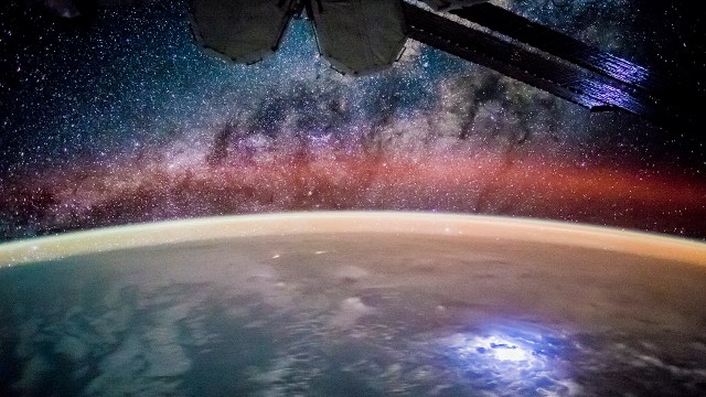 Image shows view of Earth from the International Space Station. (NASA)