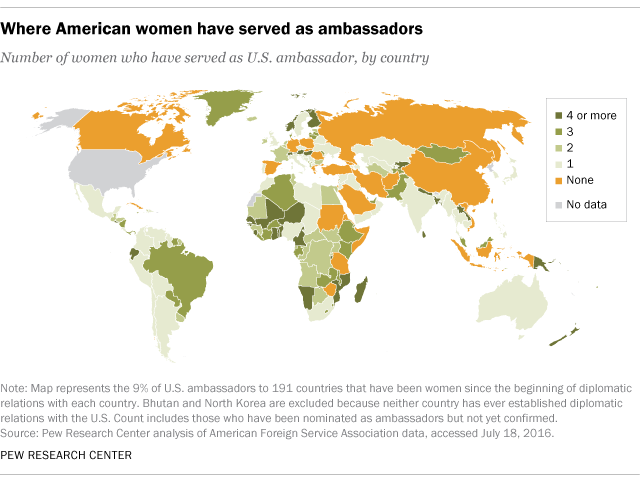 Few American Women Have Broken The Glass Ceiling Of