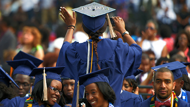 Image result for african americans graduation hbcu