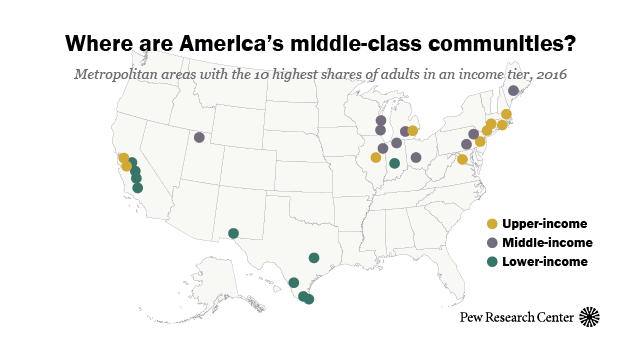 Middle Class Income Chart By State