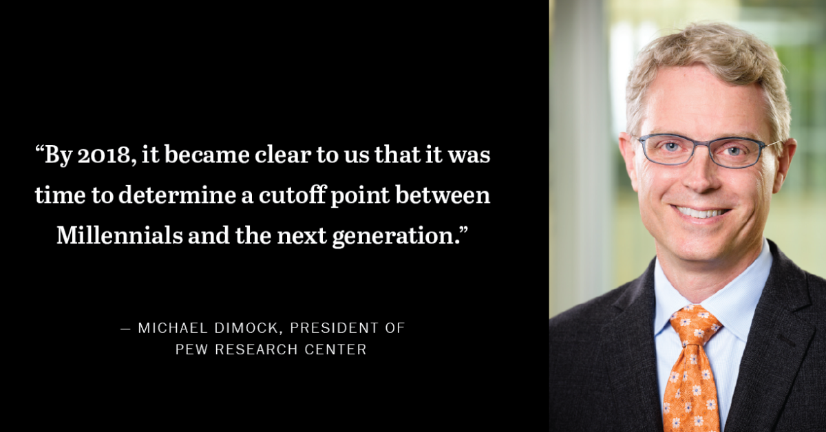 Where Millennials End And Generation Z Begins Pew Research Center
