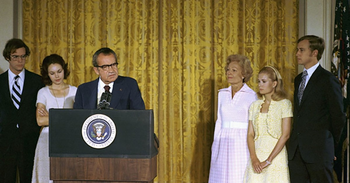 How the Watergate crisis eroded public support for Richard Nixon
