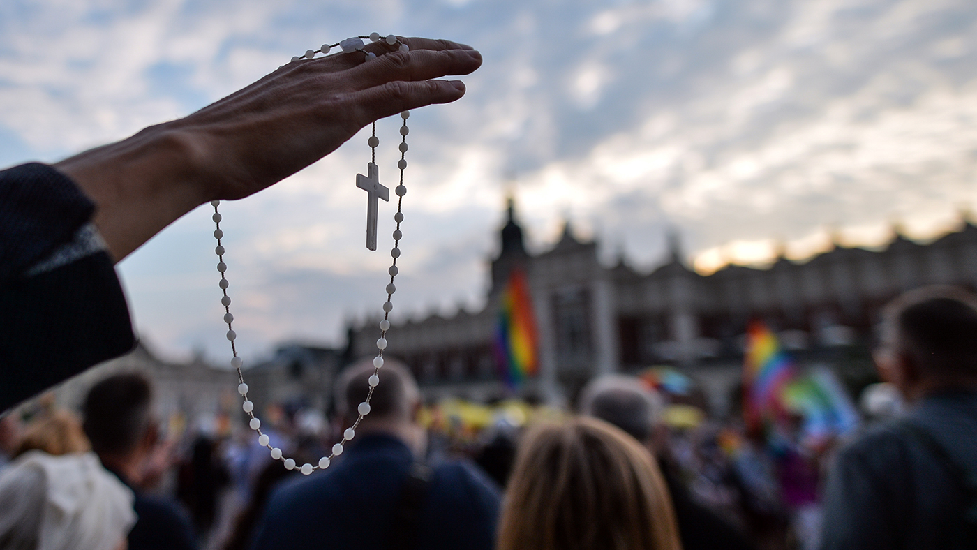 Catholics views of gay marriage around the world Pew Research Center image