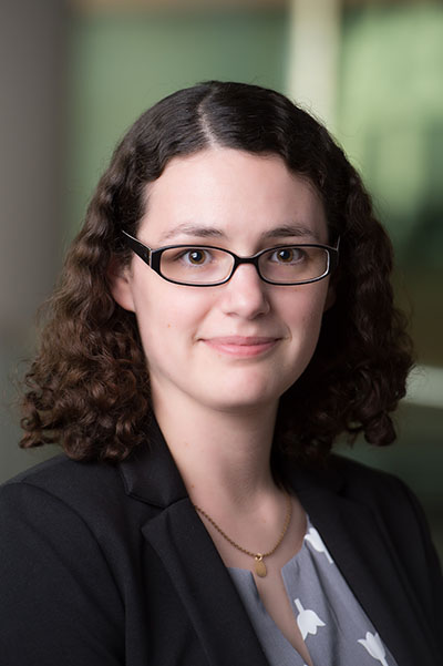 A headshot of Anna Brown, a research associate at the Center