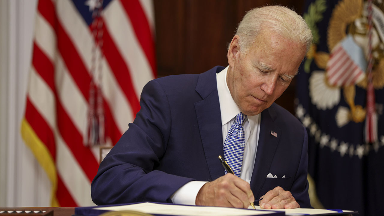 President Biden Signs The Bipartisan Safer Communities Act At The White