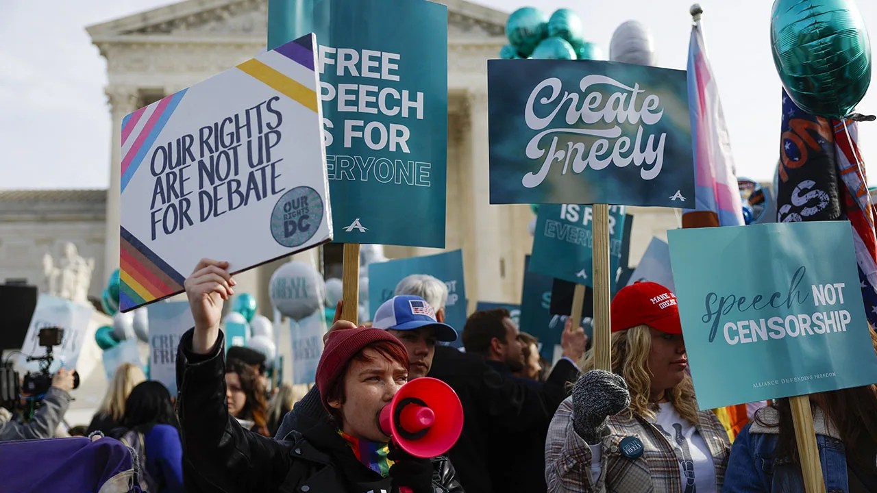 How Americans view freedom of speech and LGBT rights amid Supreme Court  case