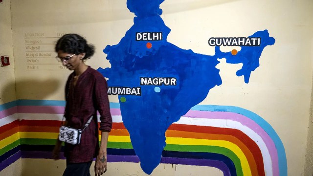 India's Supreme Court ruled against legalizing same-sex marriage on Oct. 17, 2023. (Satish Bate/Hindustan Times via Getty Images)