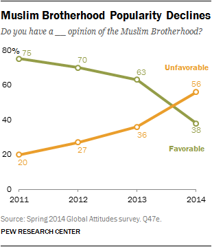 Muslim Brotherhood Popularity Declines