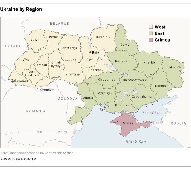 Ukraine by Region