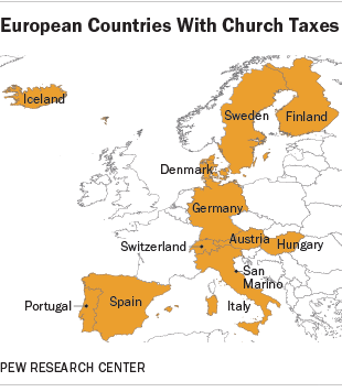 European Countries With Church Taxes