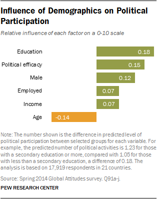 Influence of Demographics on Political Participation