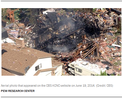 Aerial photo that appeared on the CBS KCNC website on June 19, 2014. (Credit: CBS)