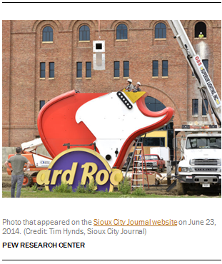 Photo that appeared on the Sioux City Journal website on June 23, 2014. (Credit: Tim Hynds, Sioux City Journal)