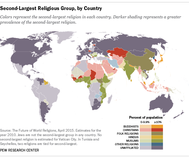 Second-Largest Religious Group