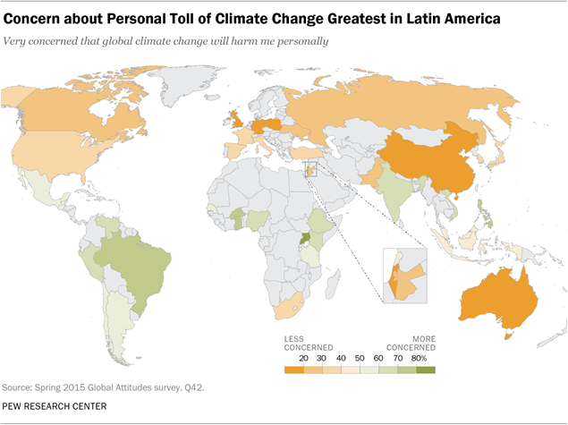 Concern about Personal Toll of Climate Change Greatest in Latin America