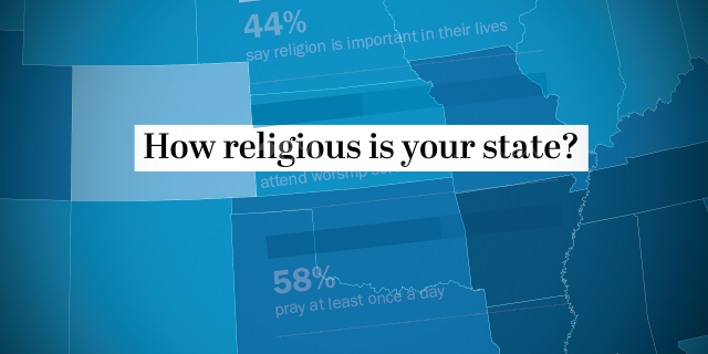 How religious is your state?