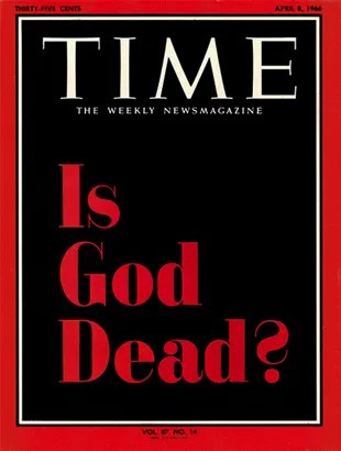 Time magazine’s ‘Is God Dead?’ cover