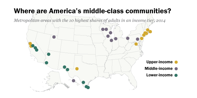 Where are America’s middle-class communities