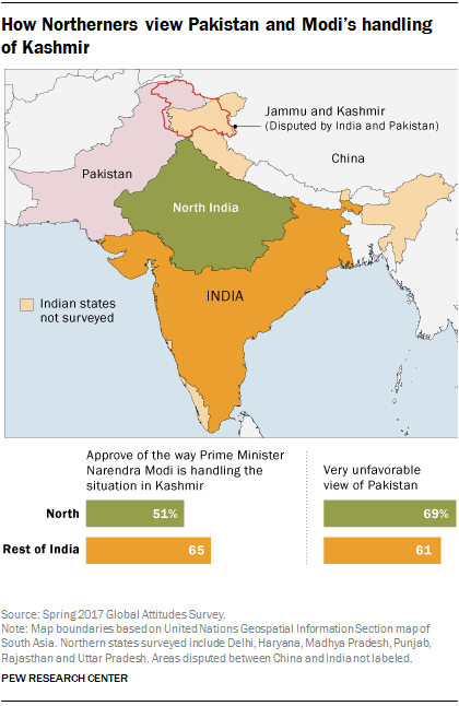 How Northerners view Pakistan and Modi’s handling  of Kashmir
