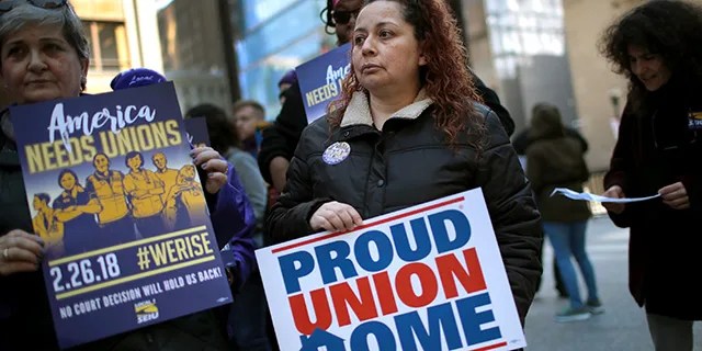 Union Supporters Rally In Chicago As Supreme Court Hears Janus v AFSCME
