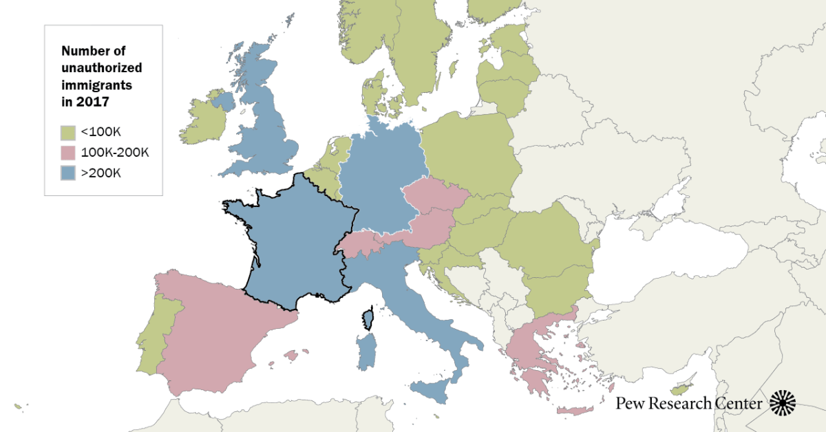 Unauthorized immigrants in france