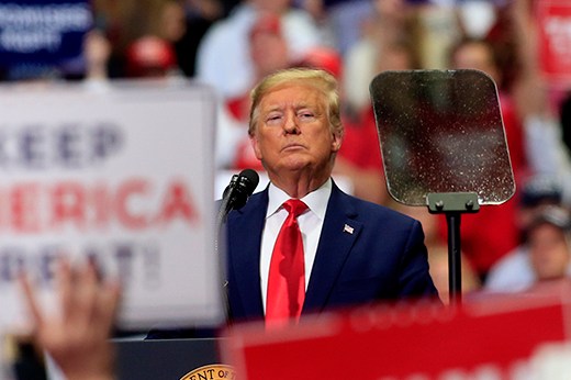Donald Trump Holds Pre-Super Tuesday Campaign Rally In Charlotte, NC