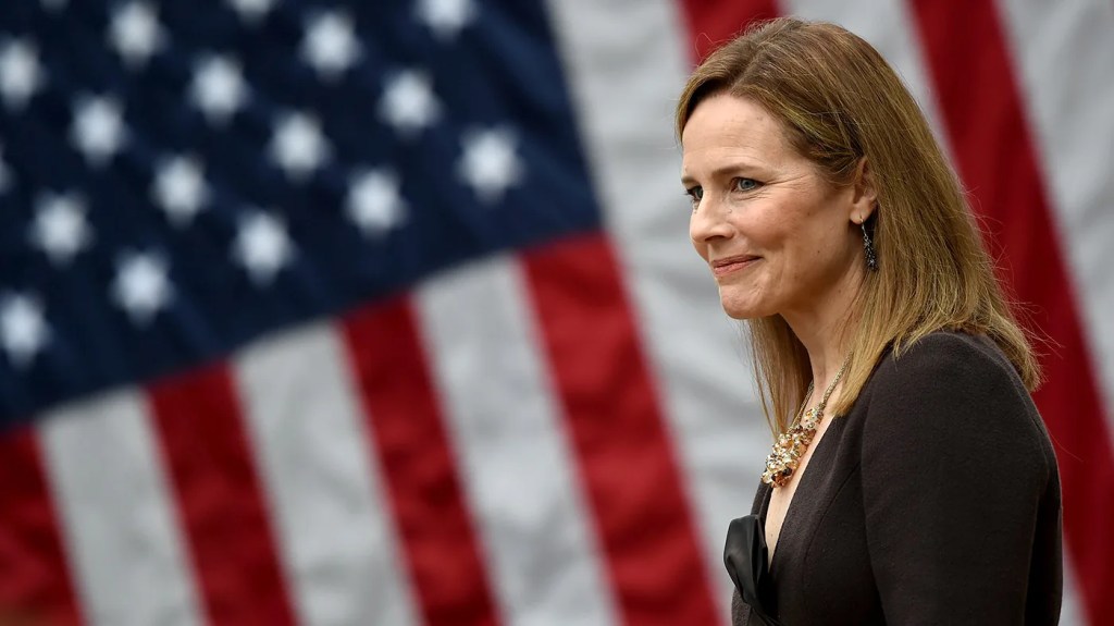 If she is confirmed, Amy Coney Barrett will be the sixth Catholic to have served on the U.S. Supreme Court. (Olivier Douliery/AFP via Getty Images)