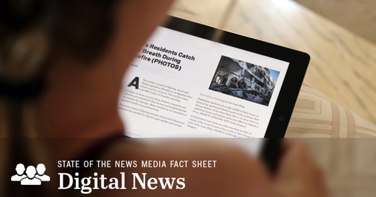 Trends and Facts on Online News | State of the News Media
