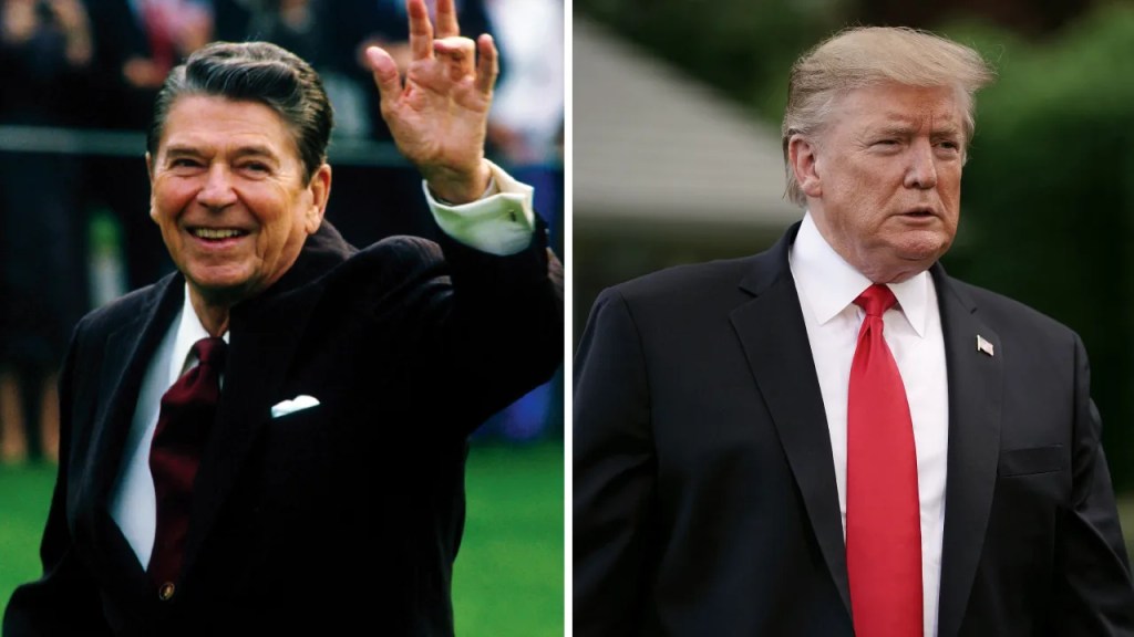 Republicans view Reagan, Trump as best recent presidents