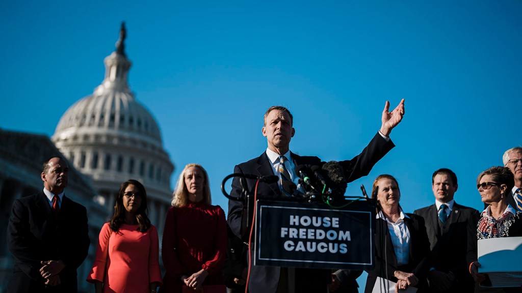House Freedom Caucus Holds News Conference On Biden Administration’s Performance