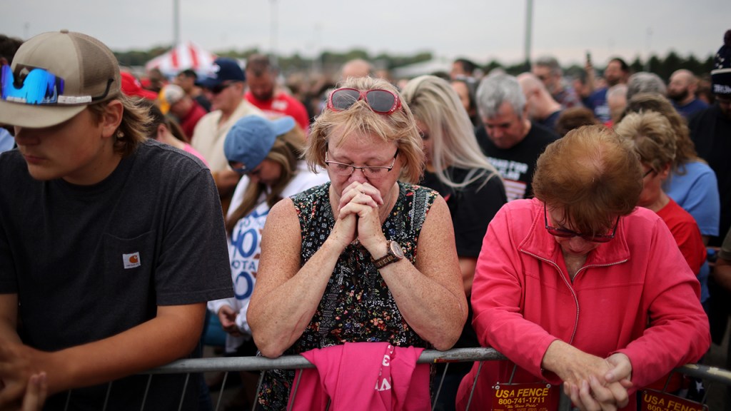 Donald Trump Holds Rally At Iowa State Fairgrounds