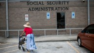 A Social Security office in Houston in 2022. (Mark Felix for The Washington Post via Getty Images)