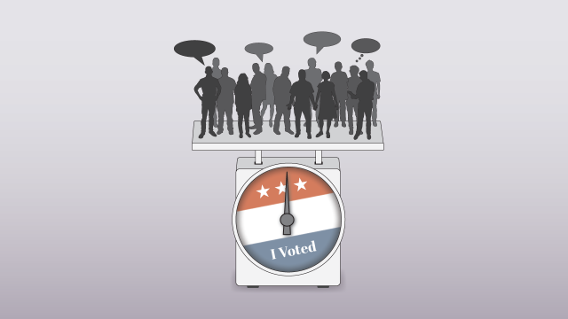 Pew Research Center illustration; "Wee People" by Alberto Cairo/ProPublica are used under Creative Commons license.