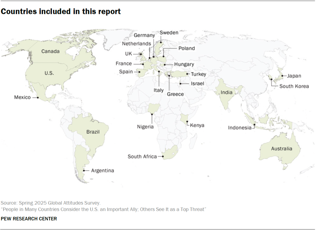 Countries included in this report