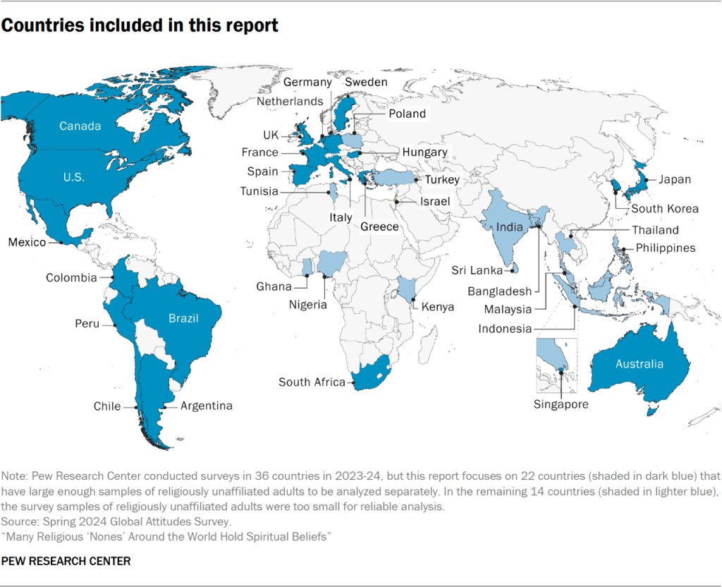 Countries included in this report