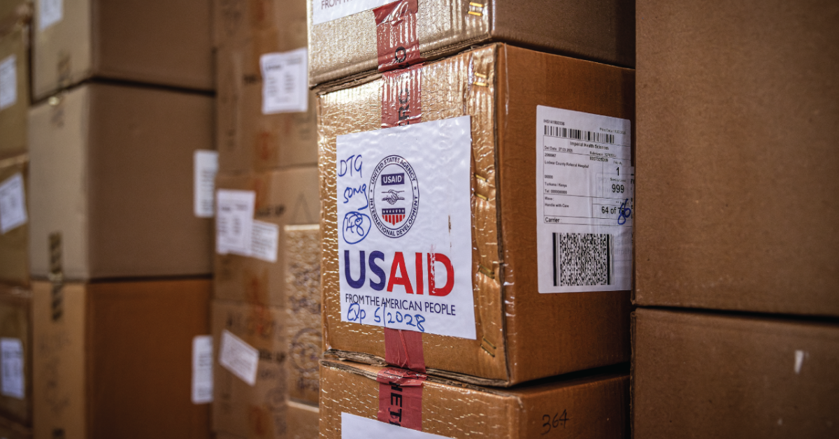 What do middle-income countries think about cuts to US humanitarian aid?